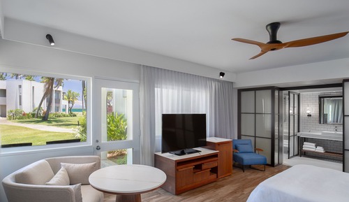 Ocean View Room, 2 Double Beds with Sit-out